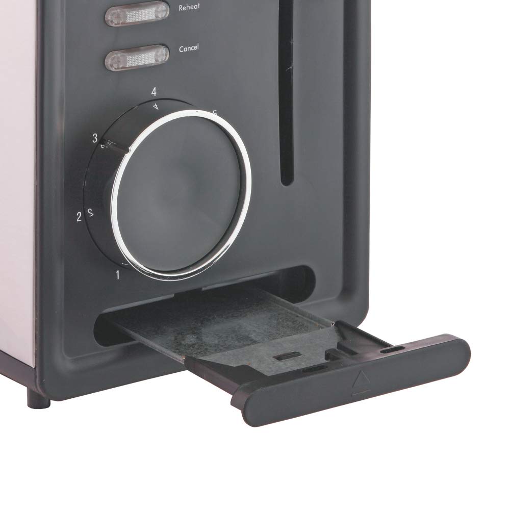 Borosil 850-Watt Krispy Pop-up Toaster